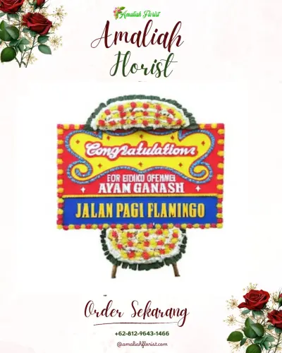 Bunga Papan Congratulation di Bojongkaso